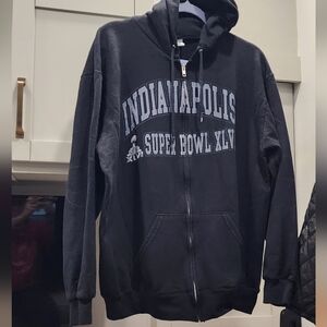 NFL Indianapolis SUPER BOWL XLV Black Hoodie